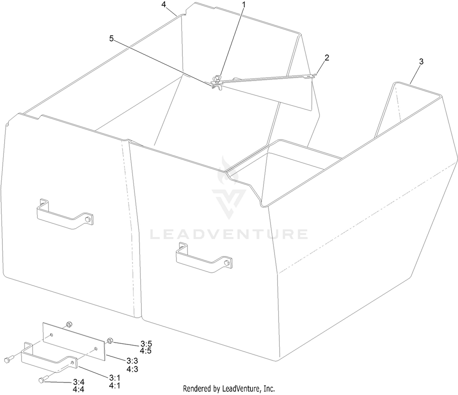 Removable Grass Tubs Kit No. 130-8457