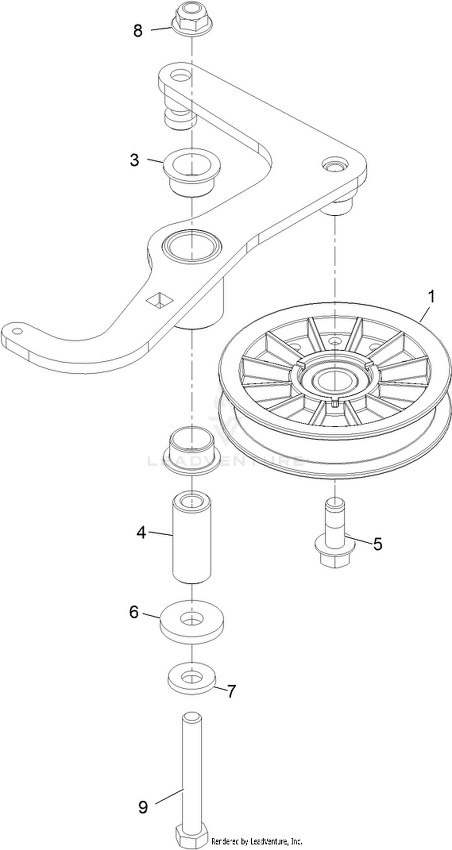 Pump Idler Assembly No. 126-0615