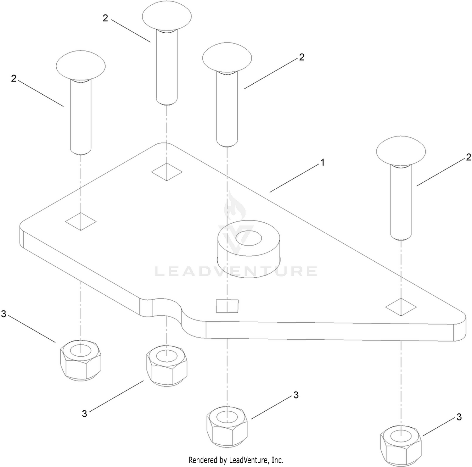 Frame Plate Kit Assembly No. 161-3140