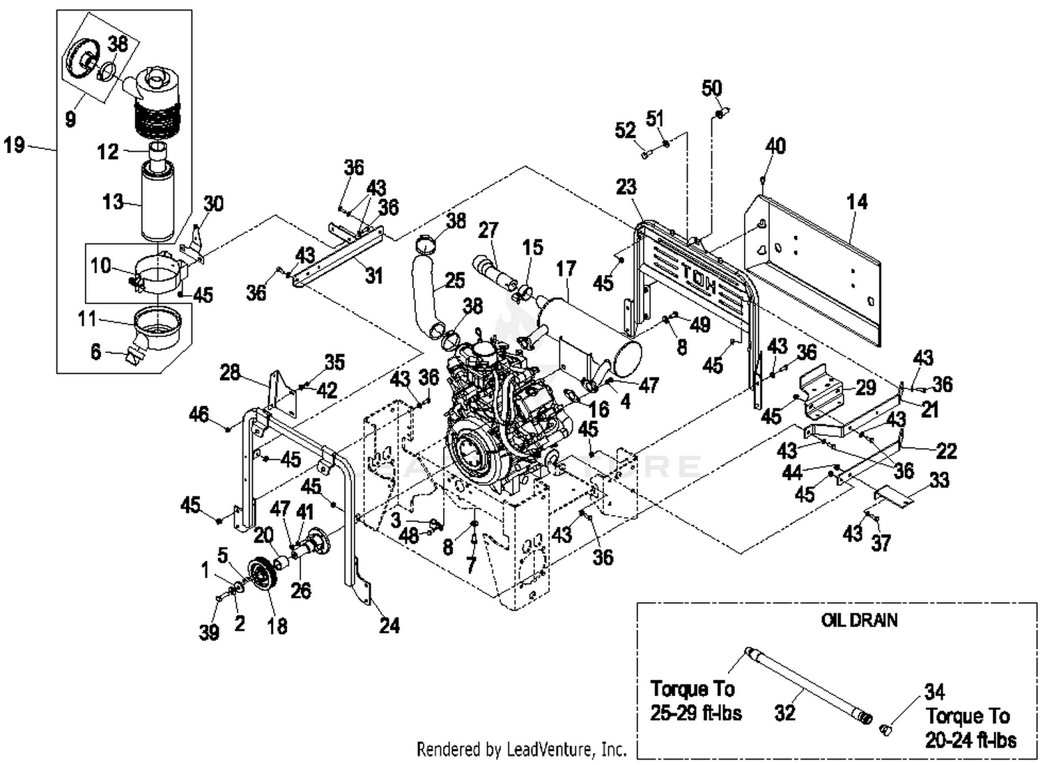 Exmark Lazer Z XS Liquid Cooled S/N 720,000 & Up LXS29LKA605 S/N