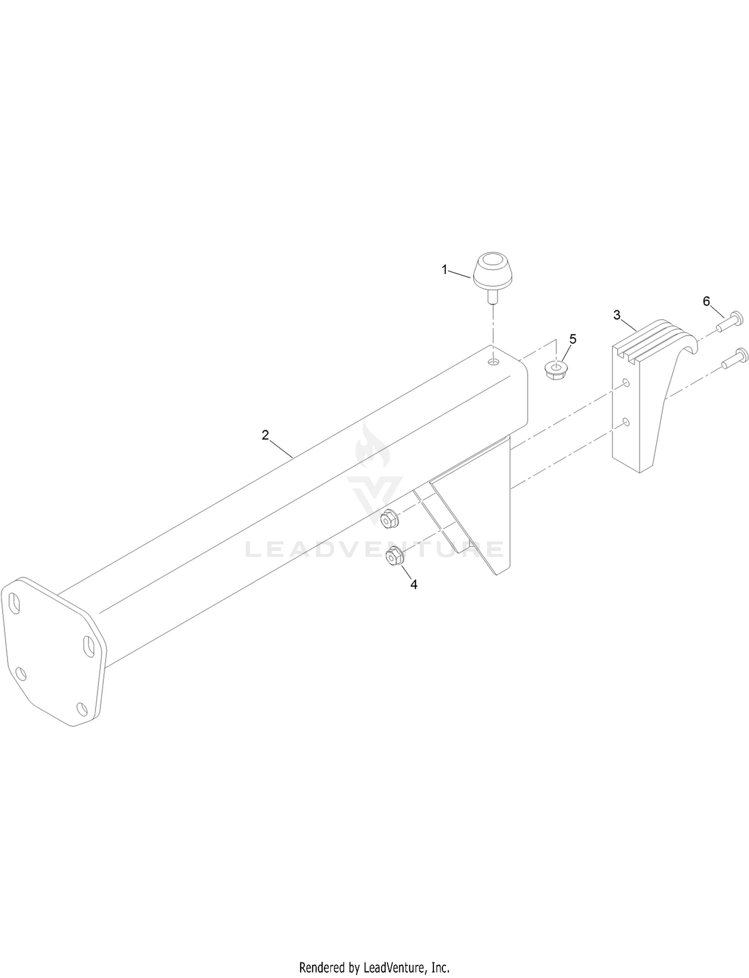 Bag Support Frame Assembly No. 103-5166