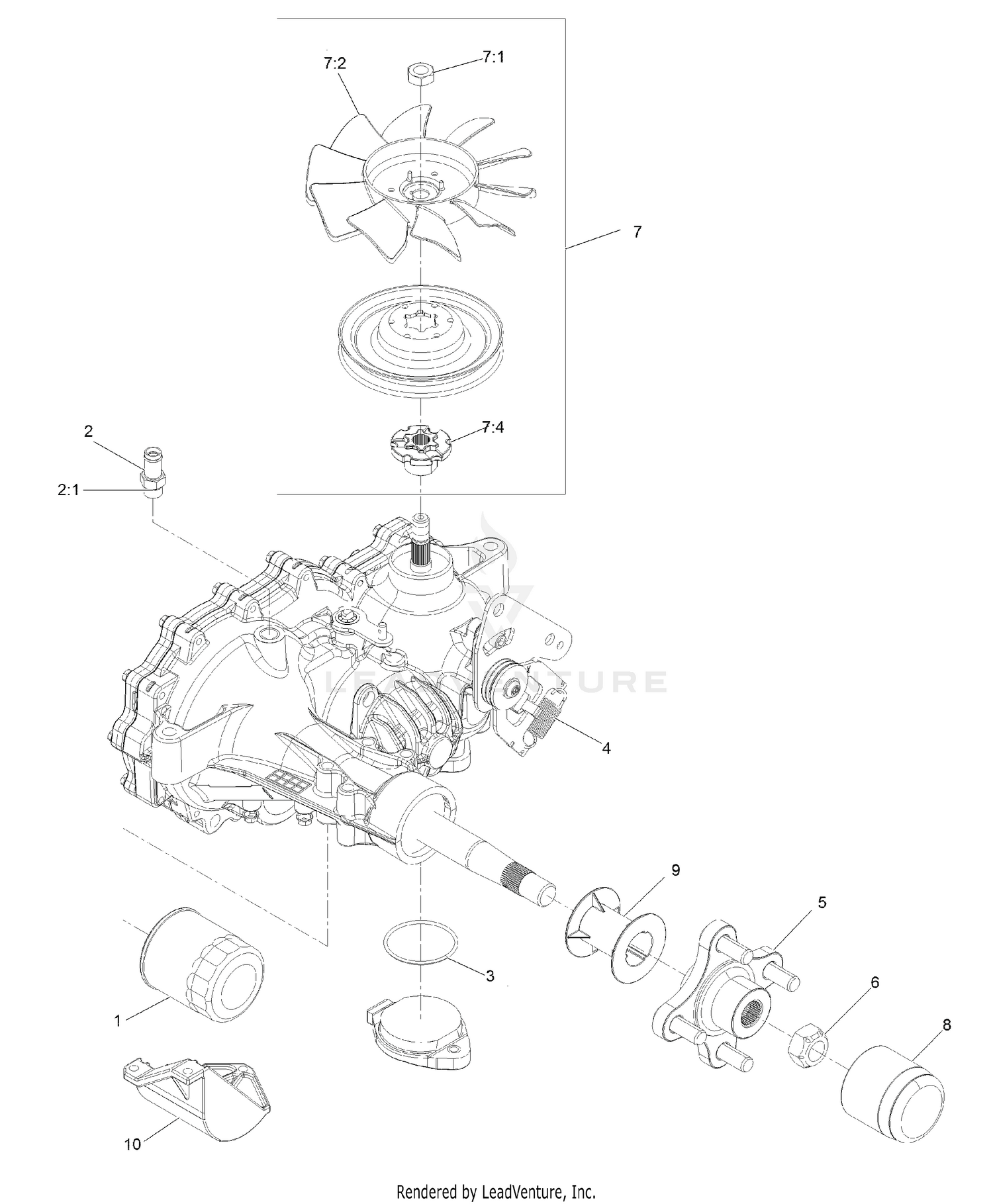 RH Transaxle Assembly