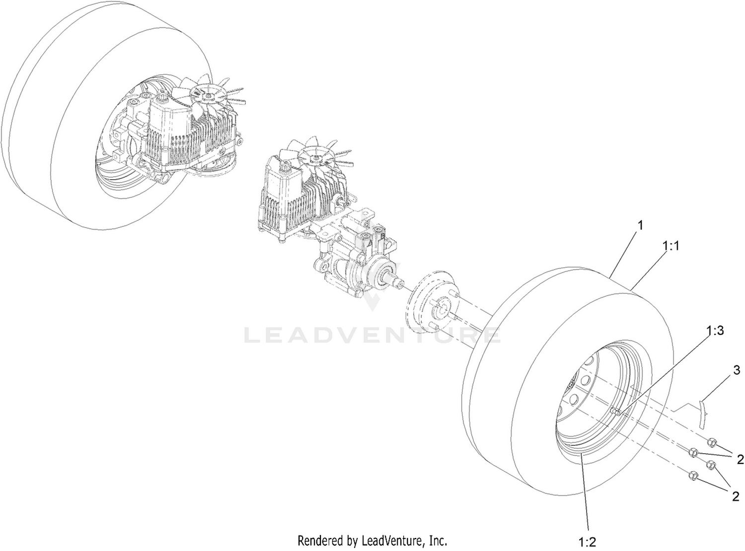 Rear Wheel Assembly
