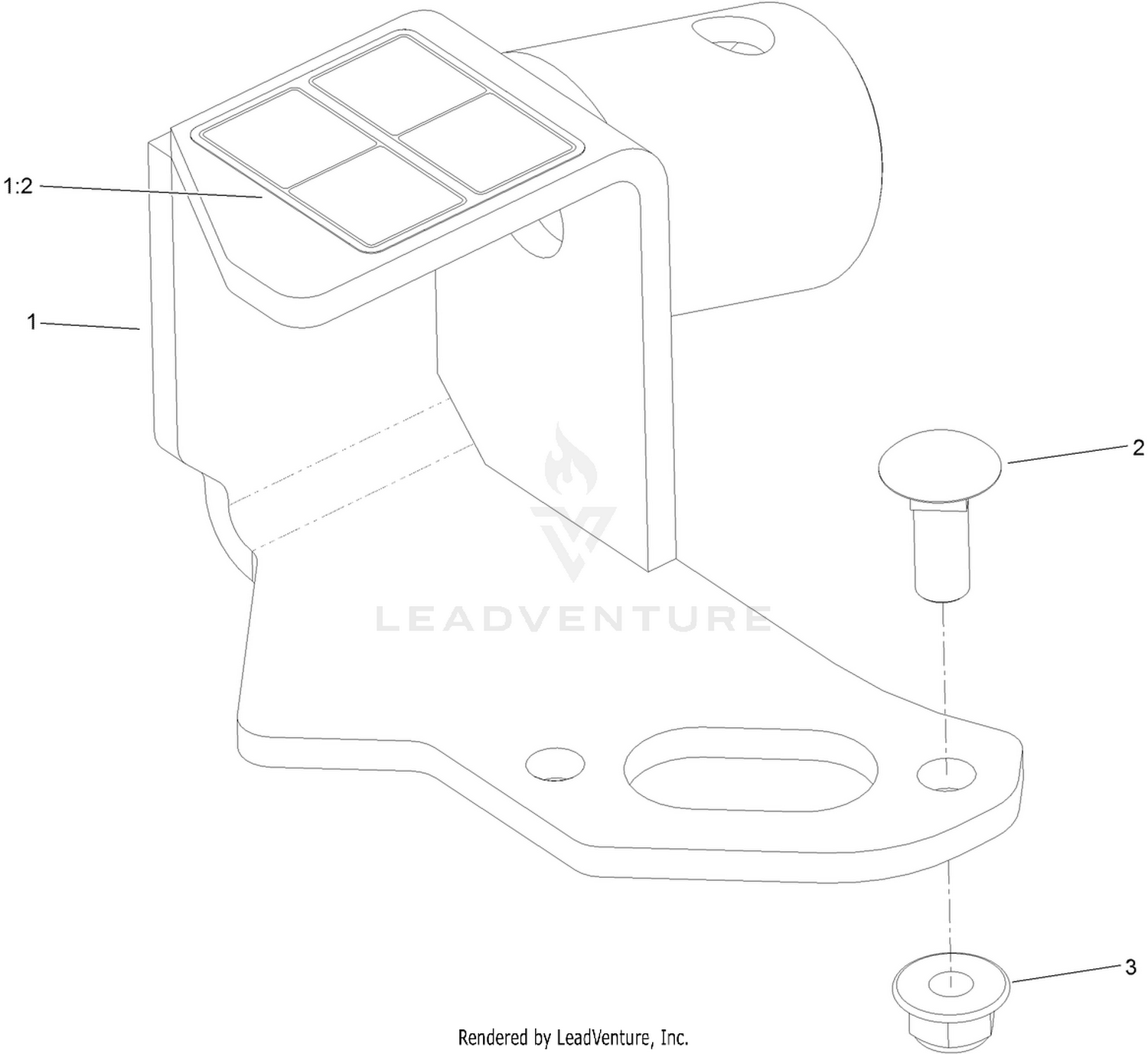 Jack Mount Kit No. 127-6665