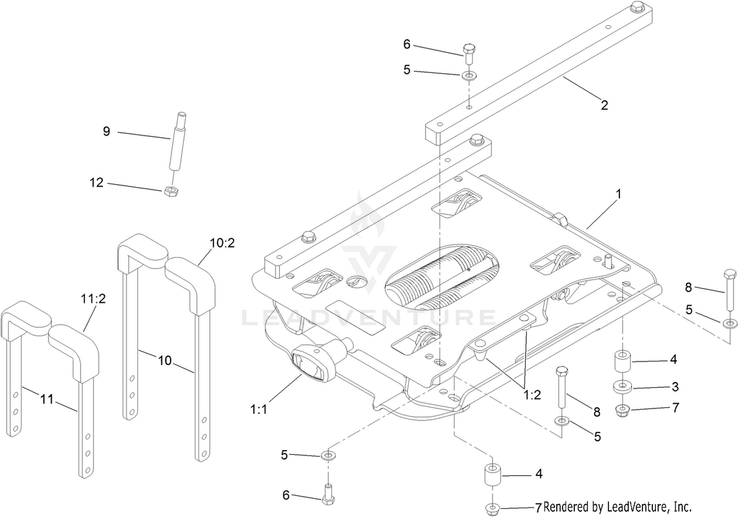 Suspension Seat Kit No. 130-8471