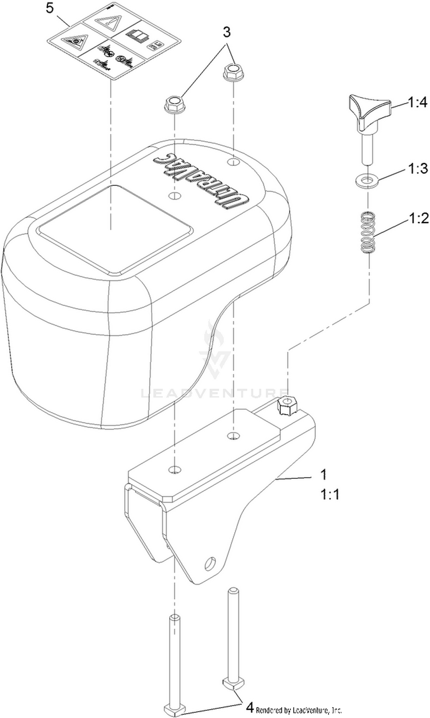 Caster Weight Assembly No. 109-8461