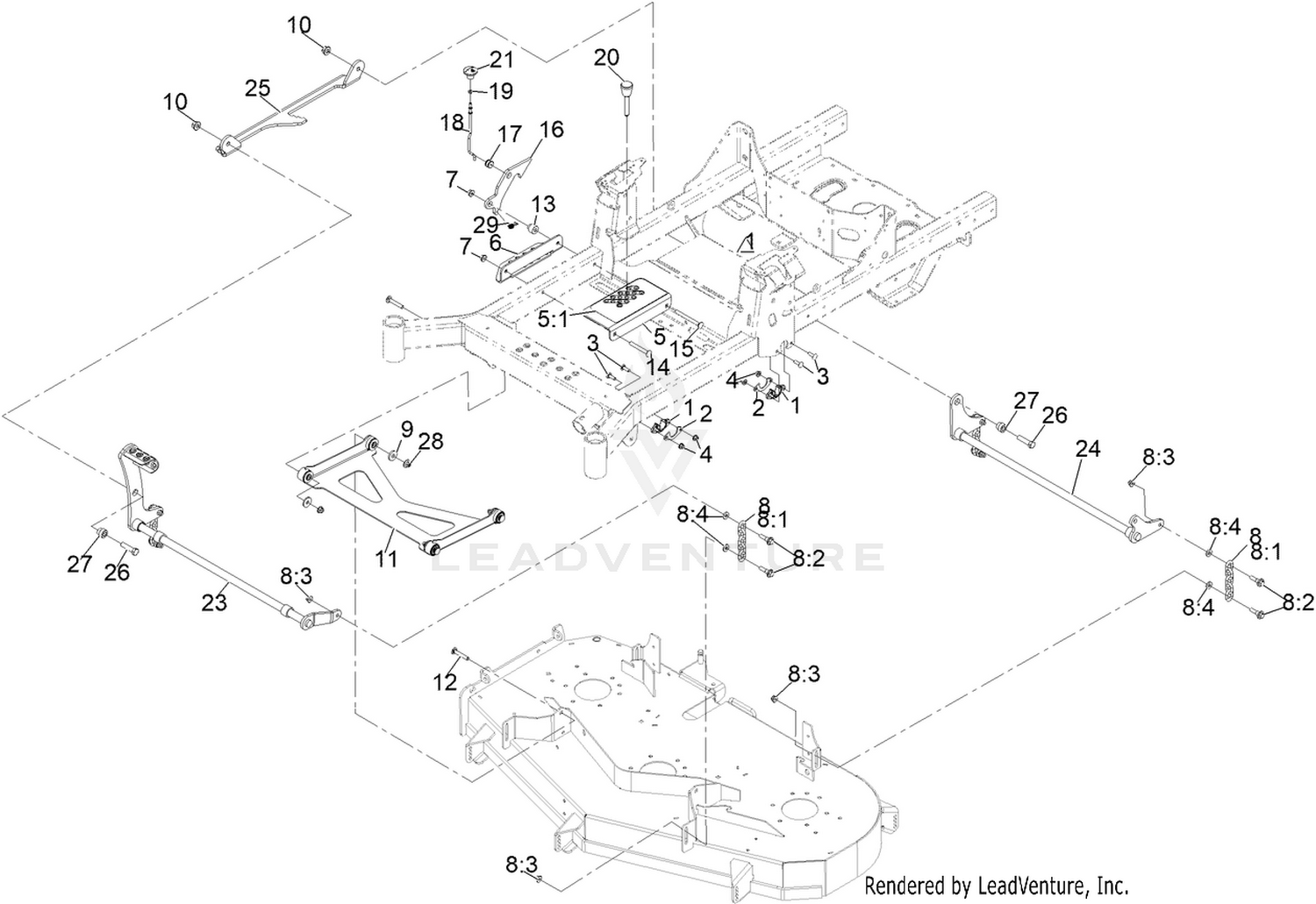 Deck Lift Assembly
