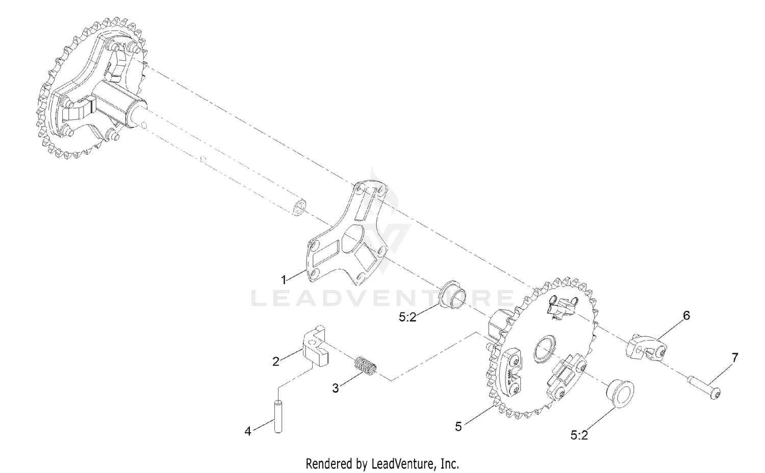 Wheel Clutch Sprocket Assembly