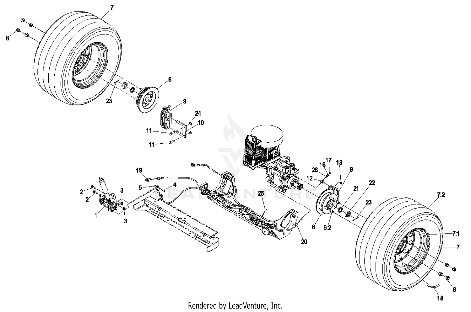 Diagram ツィードサロペット Dixon SPEEDZTR 46 - 966657801 (2013-08) Parts Diagrams