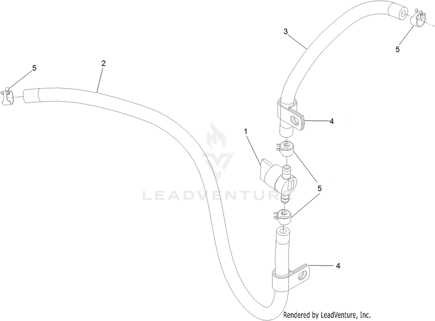Fuel Line and Valve Assembly