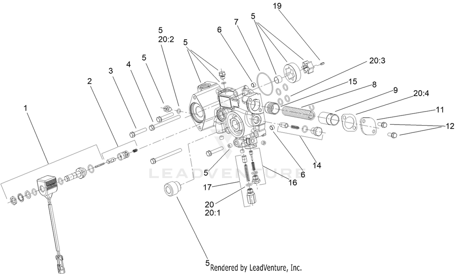 Transmission Assembly Charge Pump Housing Assembly