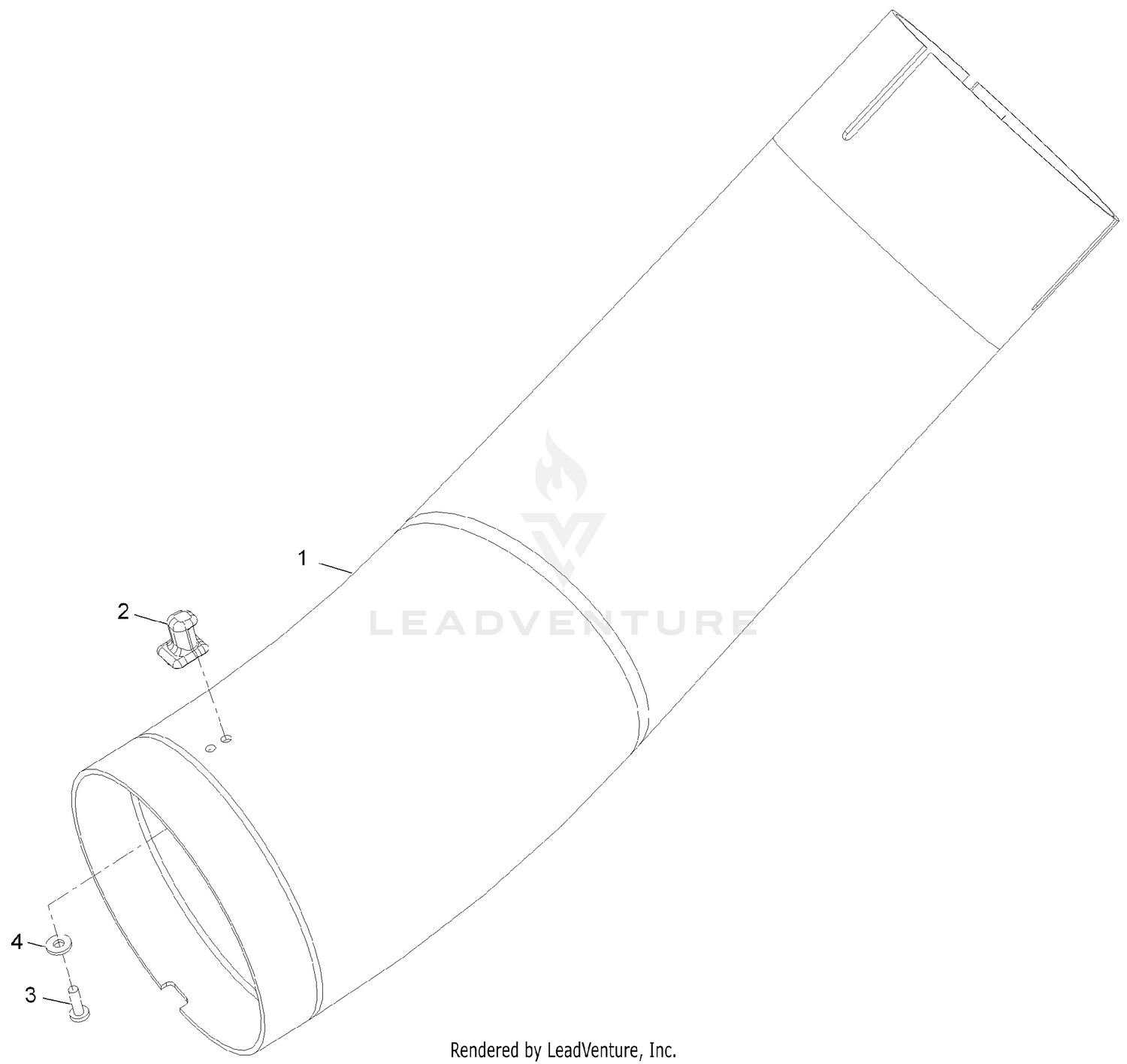 Lower Tube Assembly No. 109-2043
