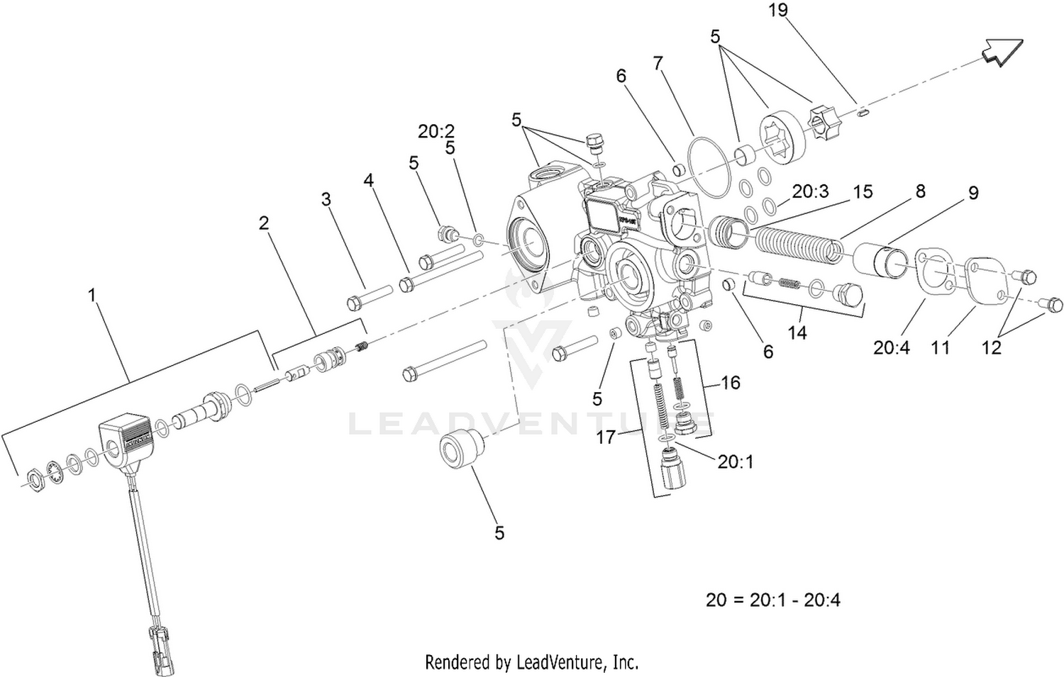 Transmission Assembly (cont.) Charge Pump Housing Assembly