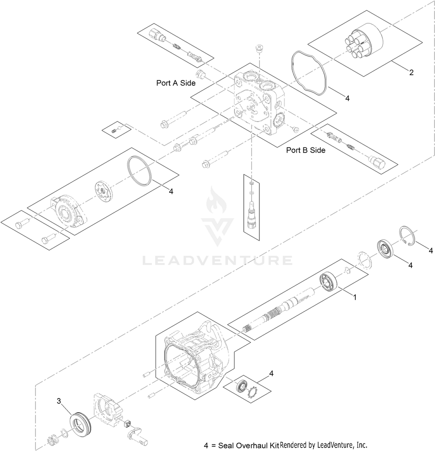 Hydraulic Pump Assembly No. 116-7836