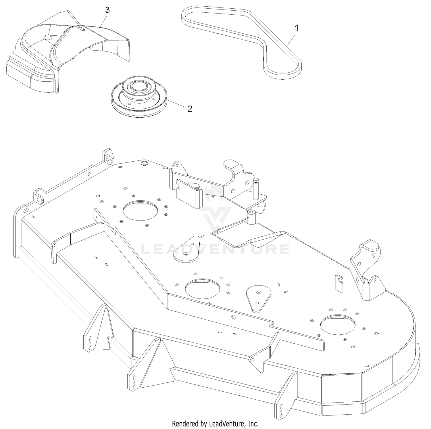 Exmark Lzuvqd7 S N 316 000 000 Up Completing Kit No 109 9624