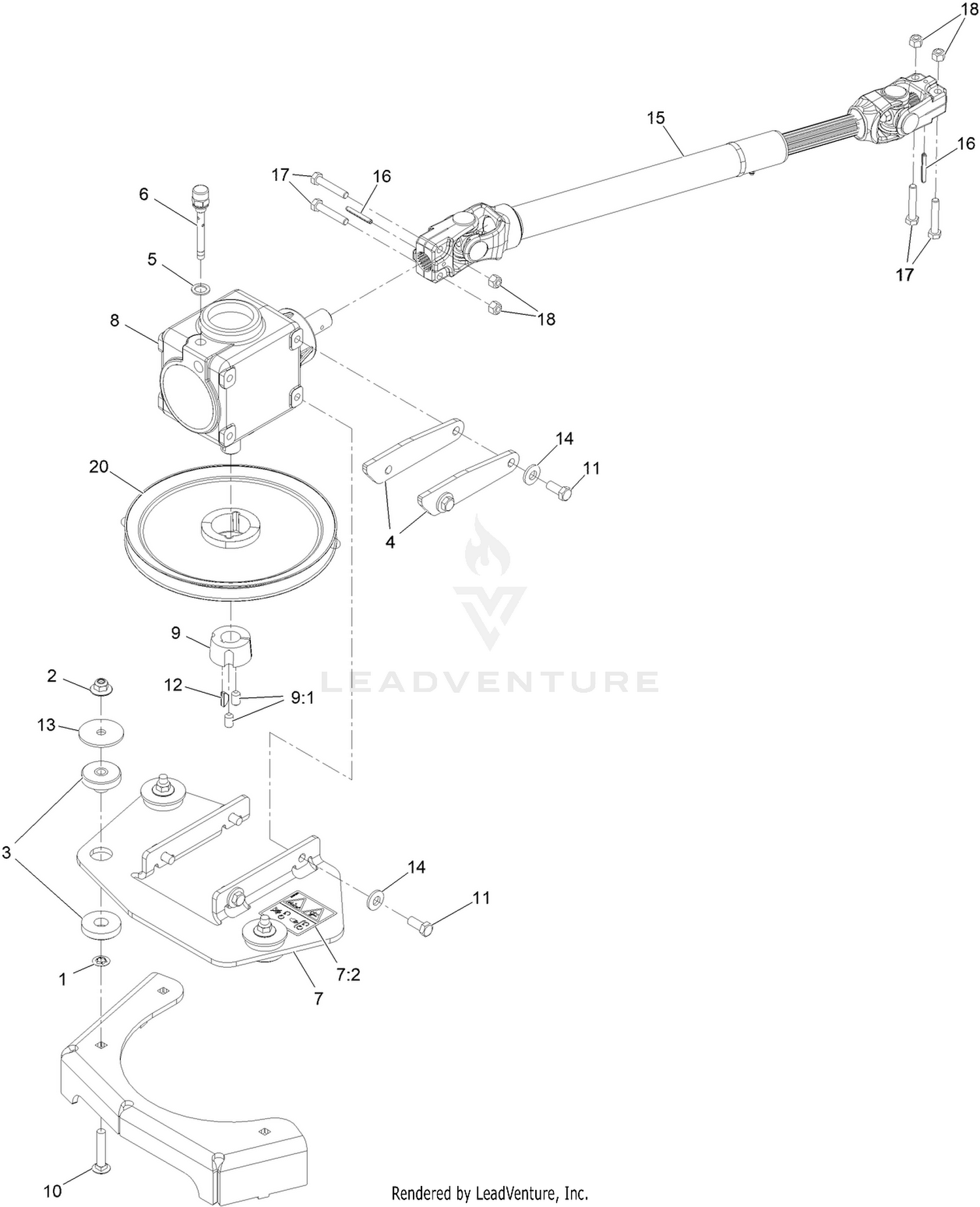 Gearbox and Mount Assembly