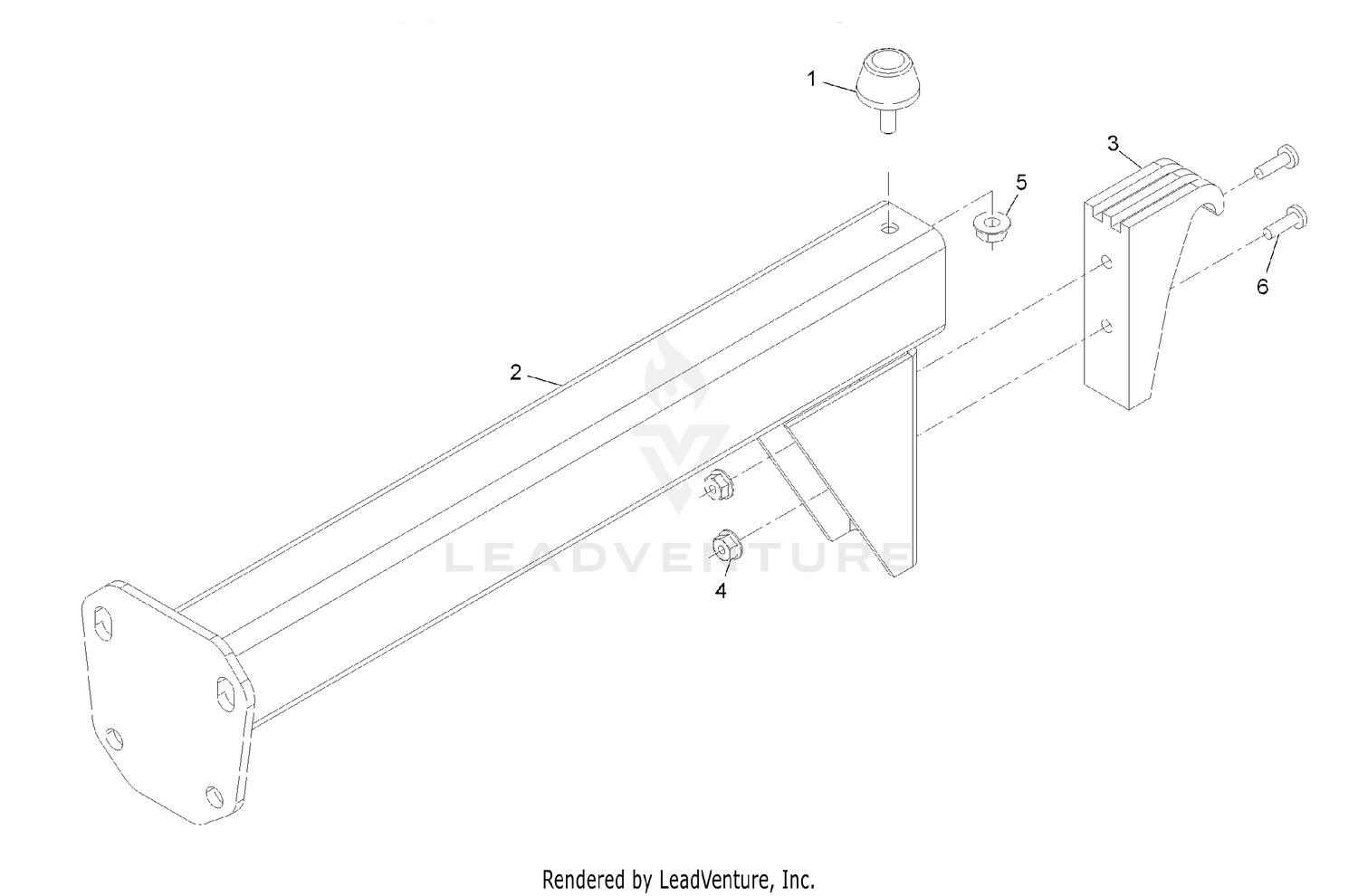 Bag Support Frame Assembly No. 103-5166
