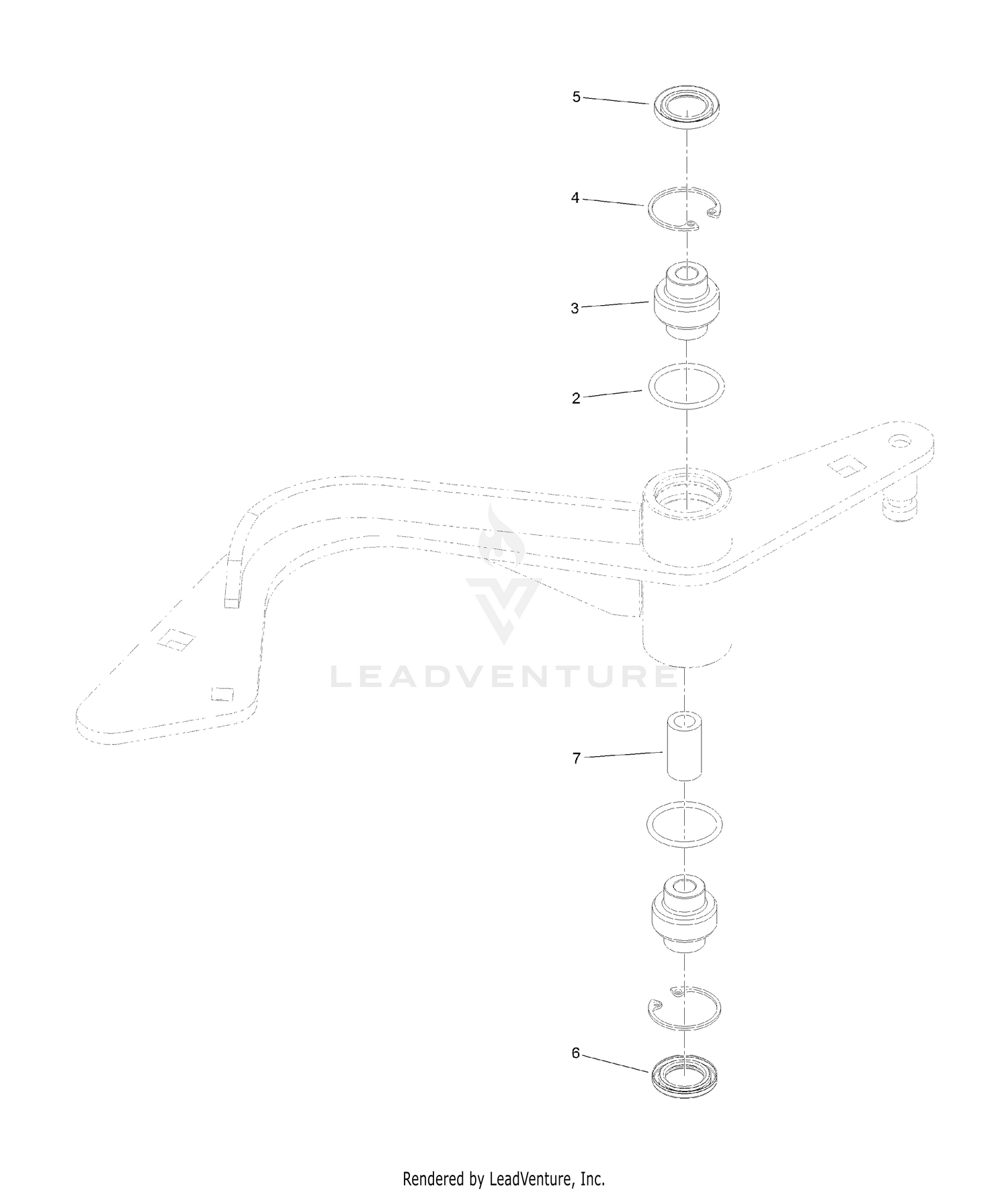 Idler Arm Assembly No. 116-9307