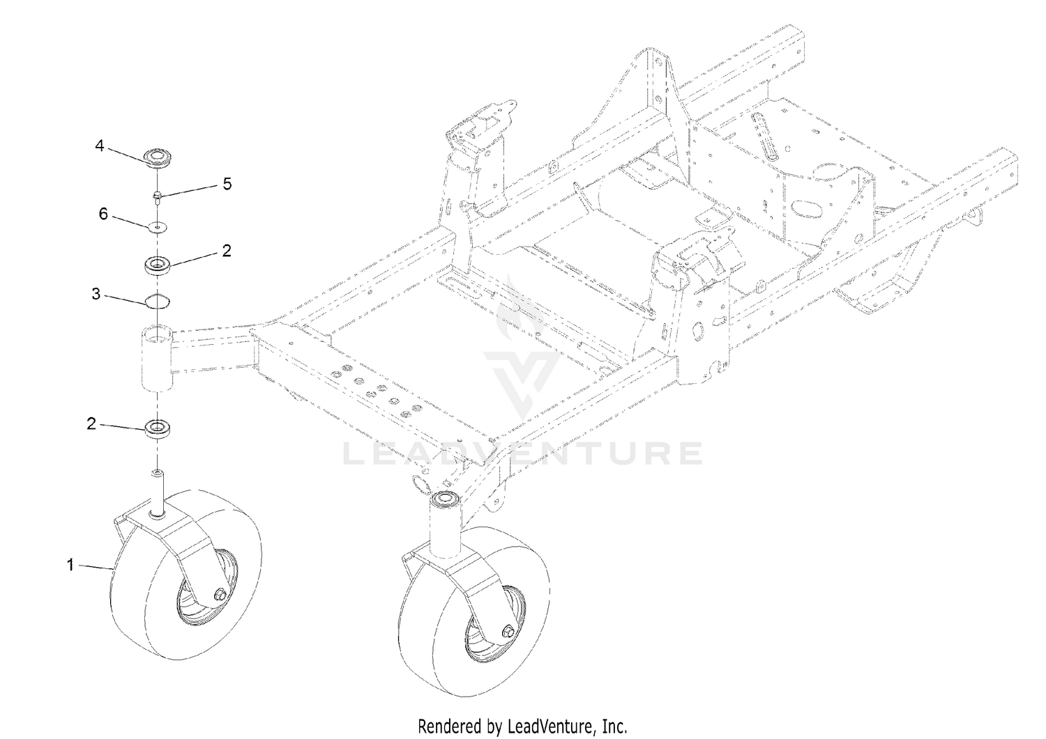 Caster Tire Assembly