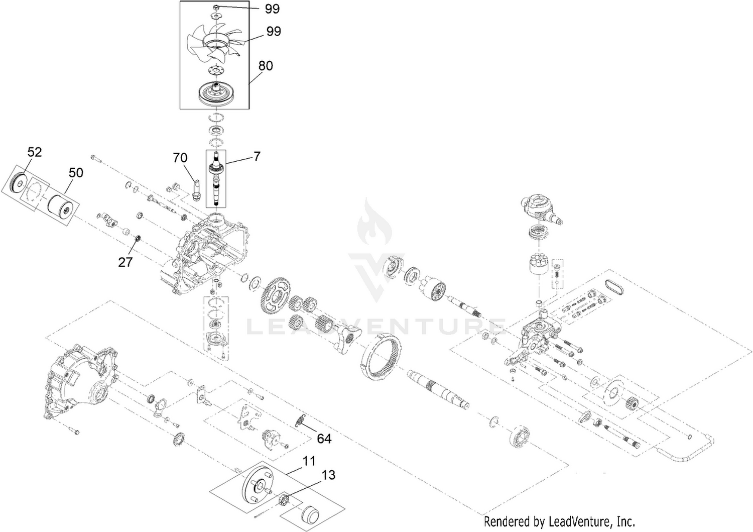 RH Transaxle Assembly