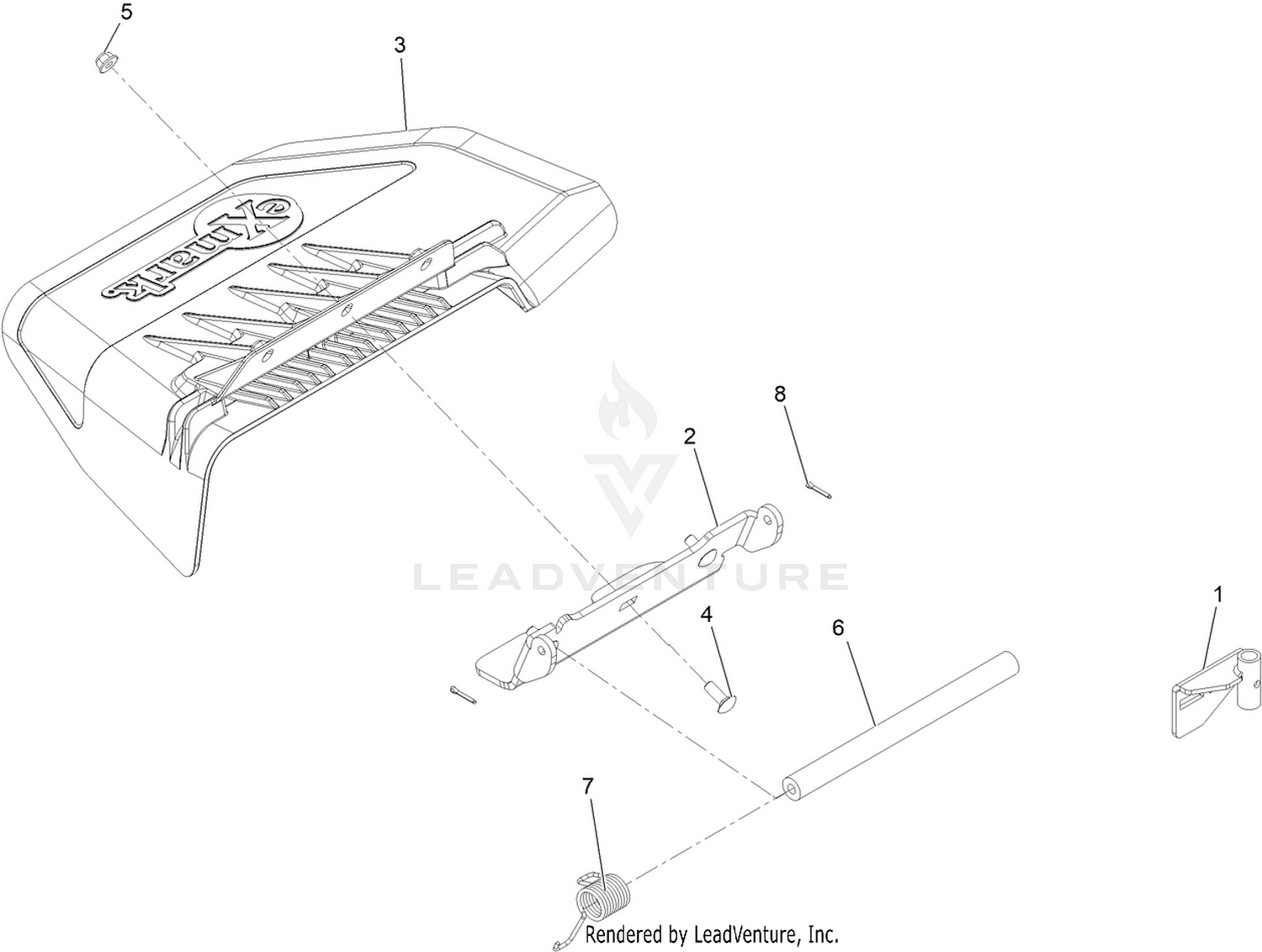 Completing Kit No. 146-3817 Lazer V-Series Models