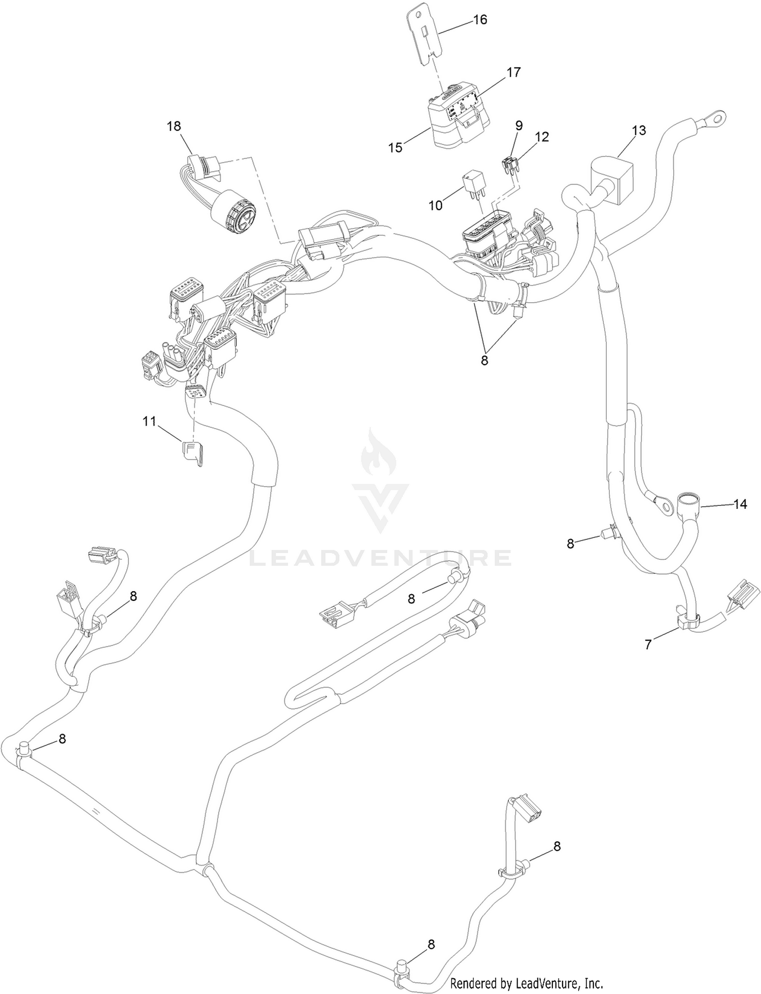 Wire Harness Assembly No. 135-5755