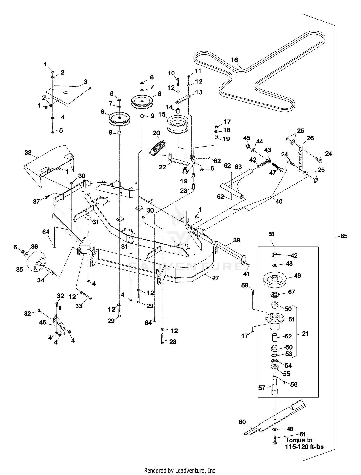 Exmark Lazer Z HP S/N 320,000-369,999 LHP4417KA S/N 320,000