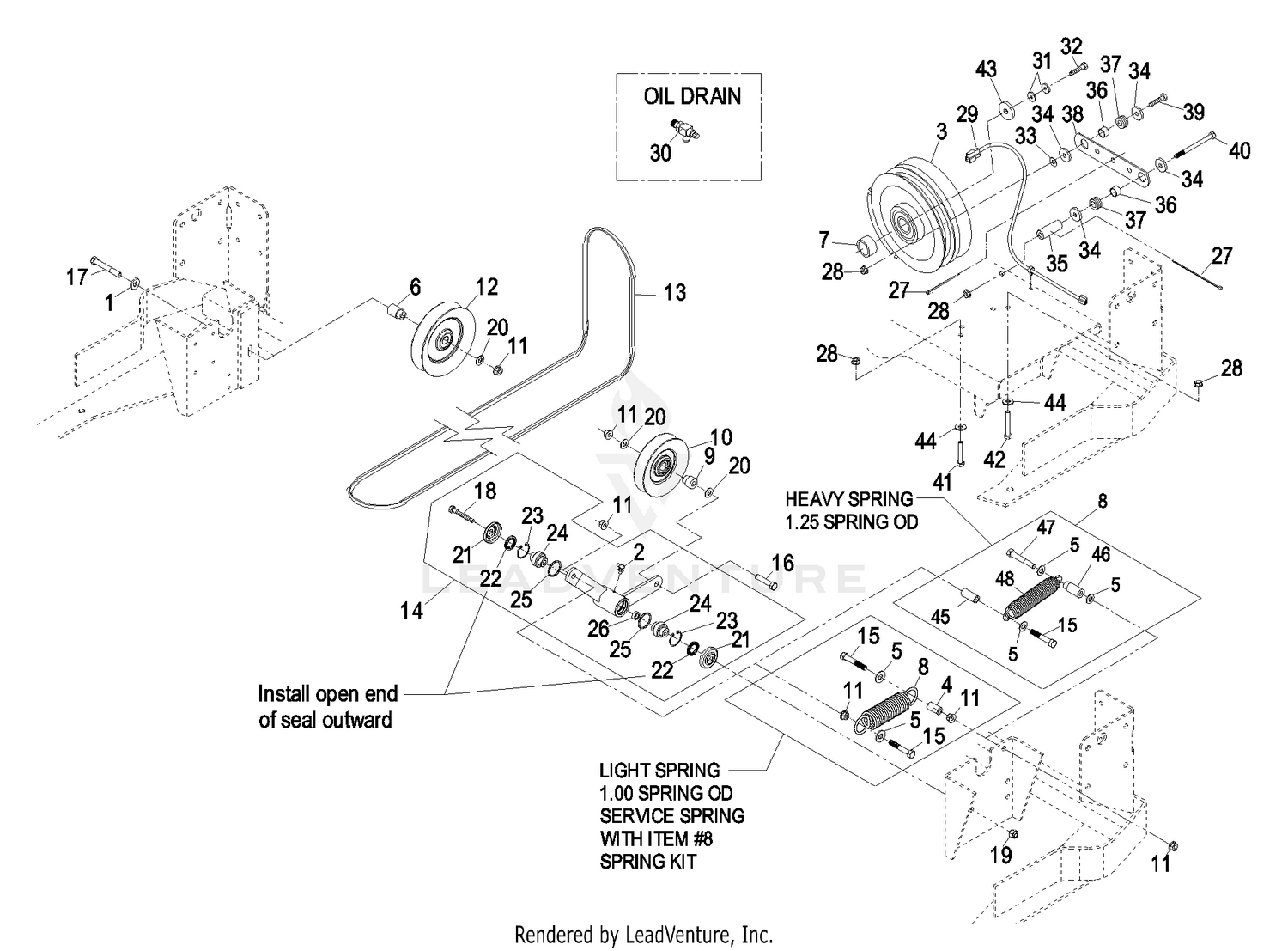 Exmark Lazer Z Xs S N 540 000 599 999 Lz31bv604 S N 540 000 599 999 2005 Late Lz31bv724 S N 540 000 599 999 2005 Late Engine Deck Group