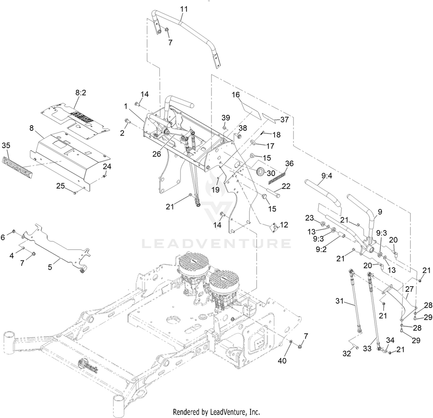 Controls and Tower Assembly