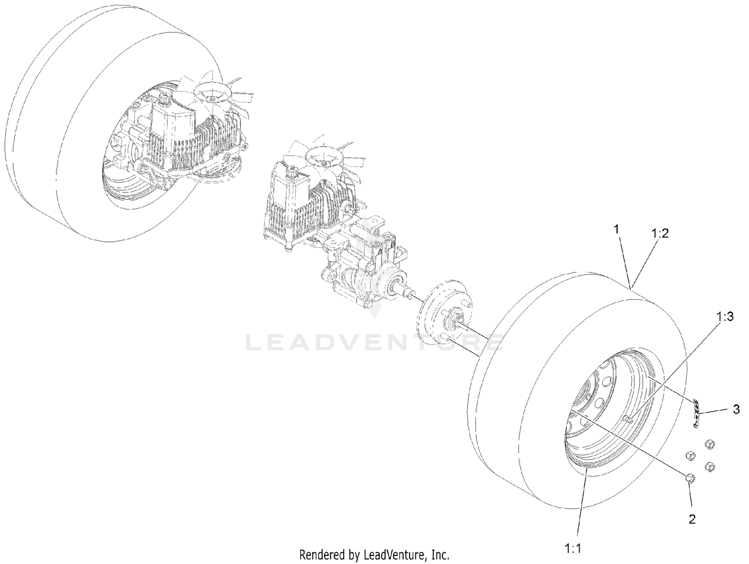 Rear Wheel Assembly