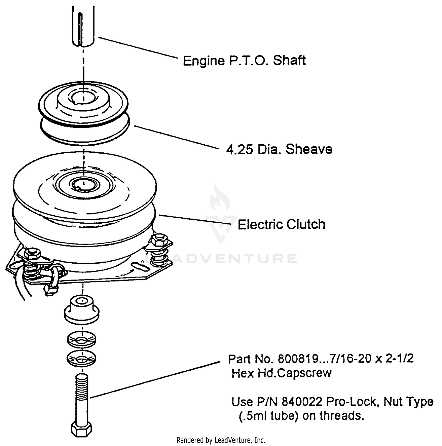 Exmark Turf Tracer 1800 S N 1st Year Production Parts Manual Supplement Kohler Command Only