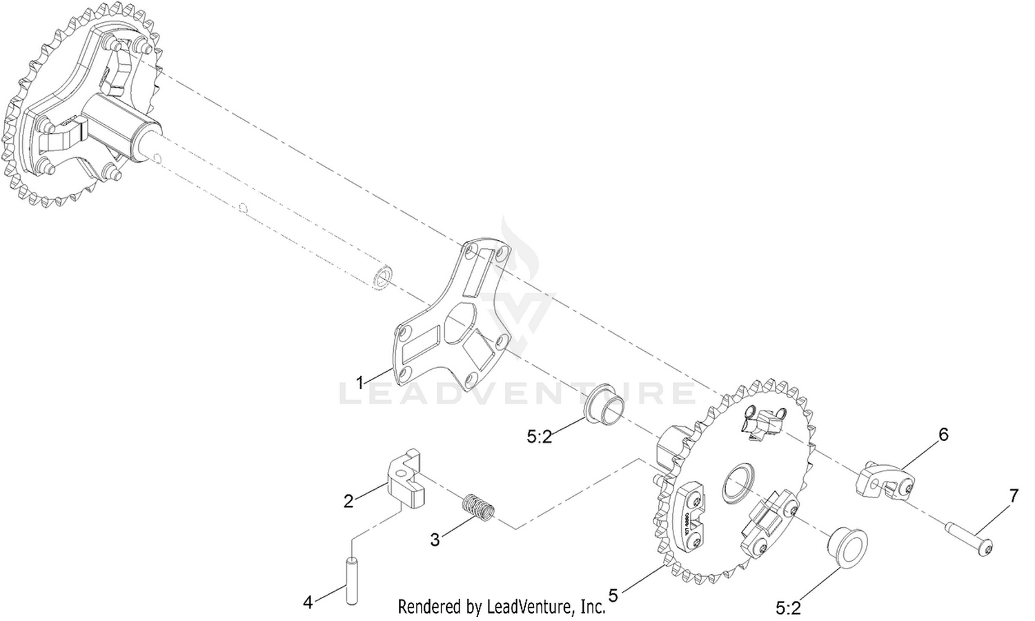 Wheel Clutch Sprocket Assembly