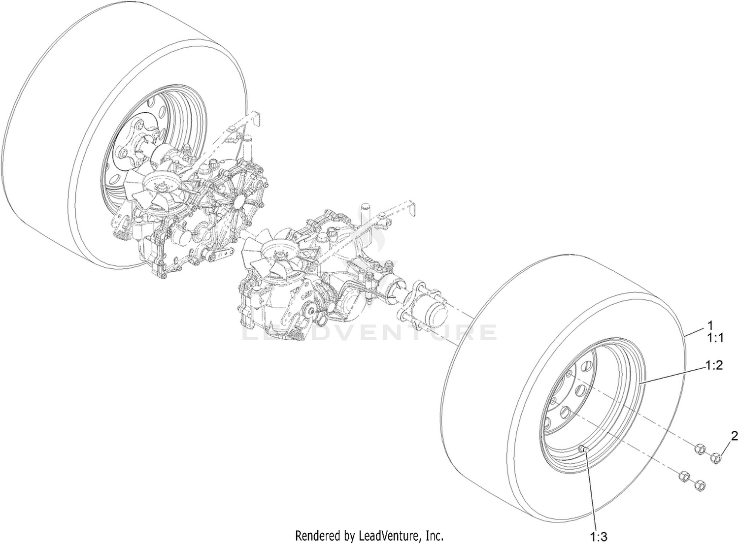 Rear Wheel Assembly