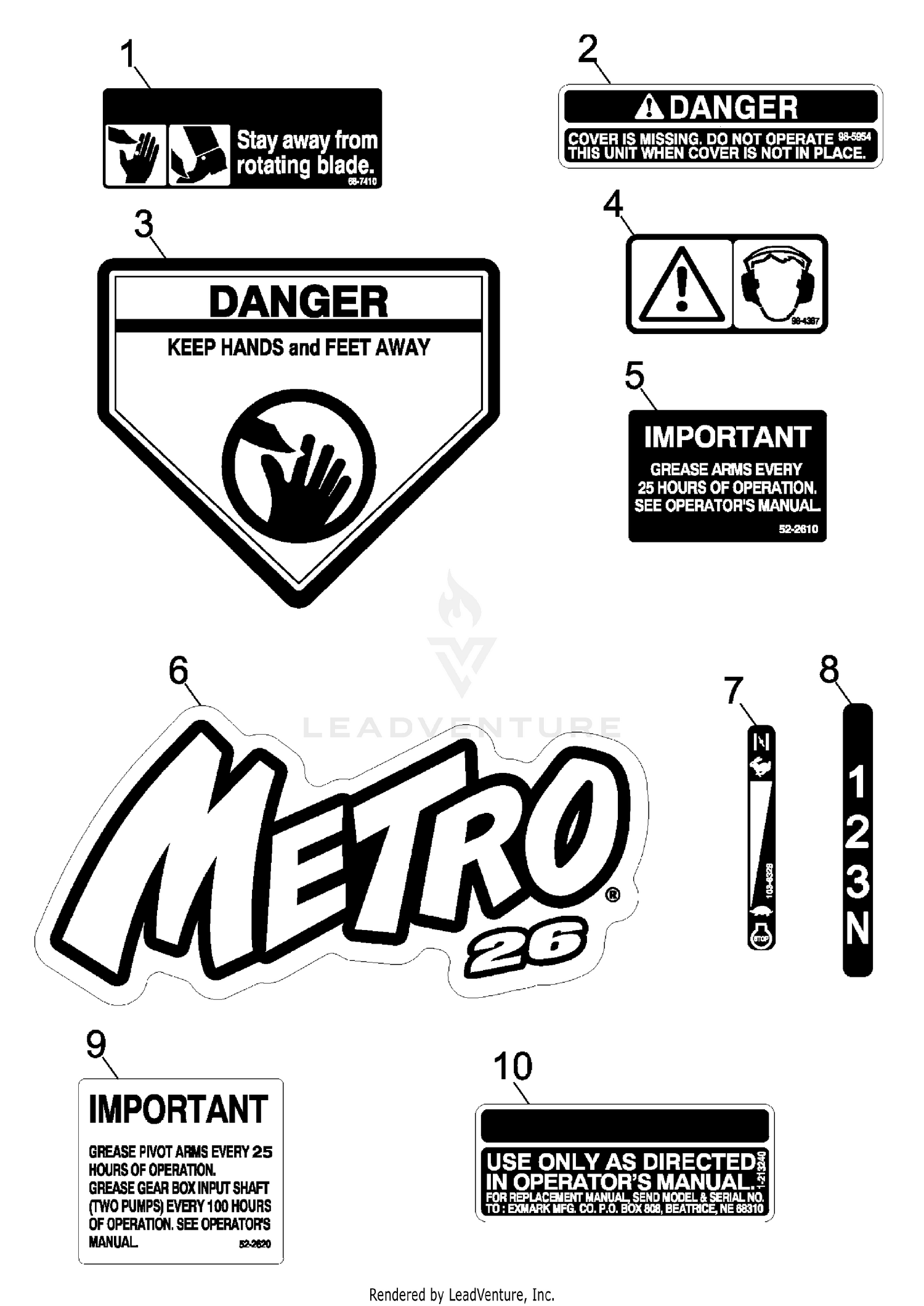 Exmark metro 26 online price