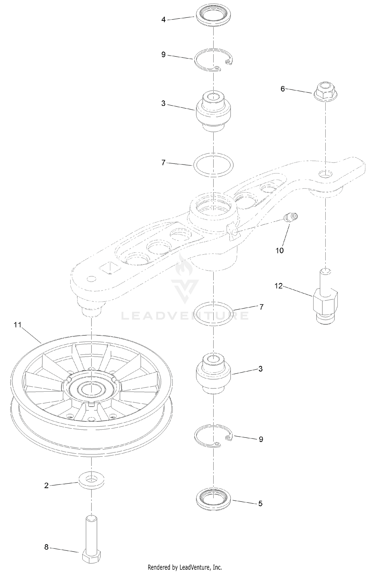 Pump Idler Assembly No. 116-1255