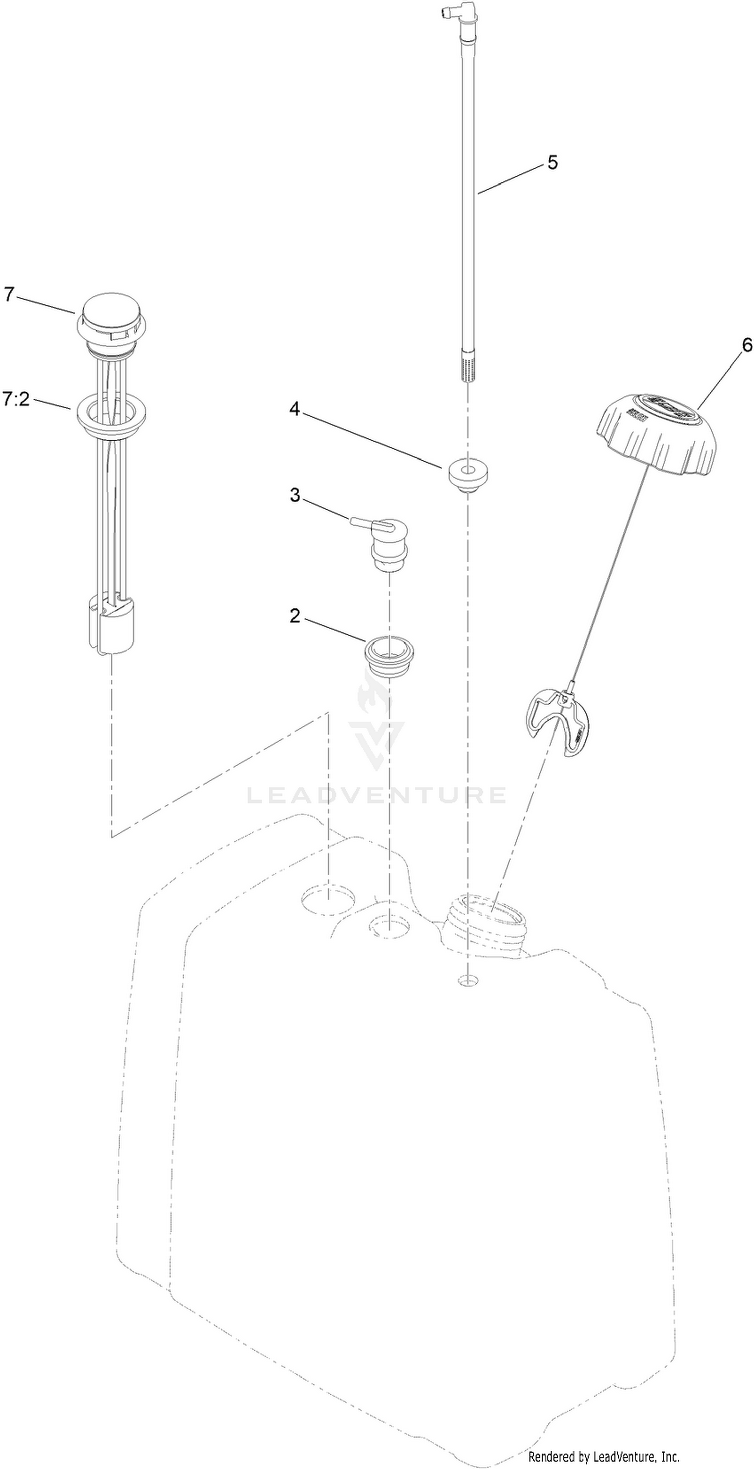 Fuel Tank Assembly No. 142-7602