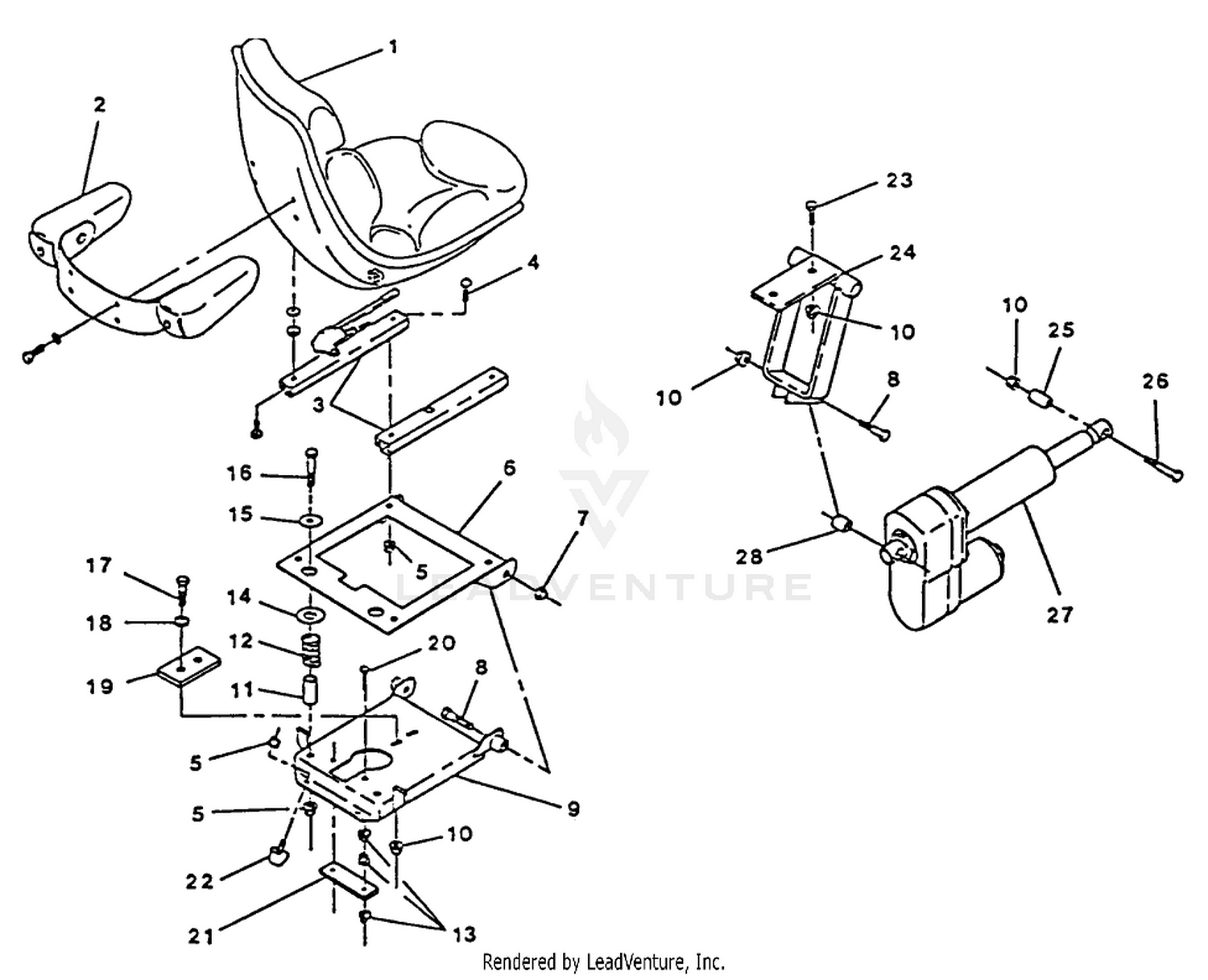 Seat Assembly And Lift Actuator