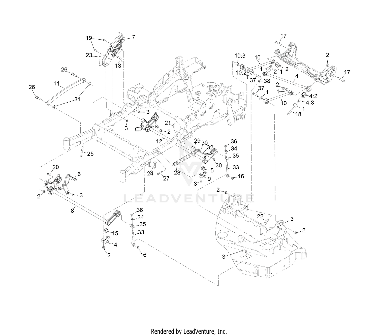 Deck Lift Assembly