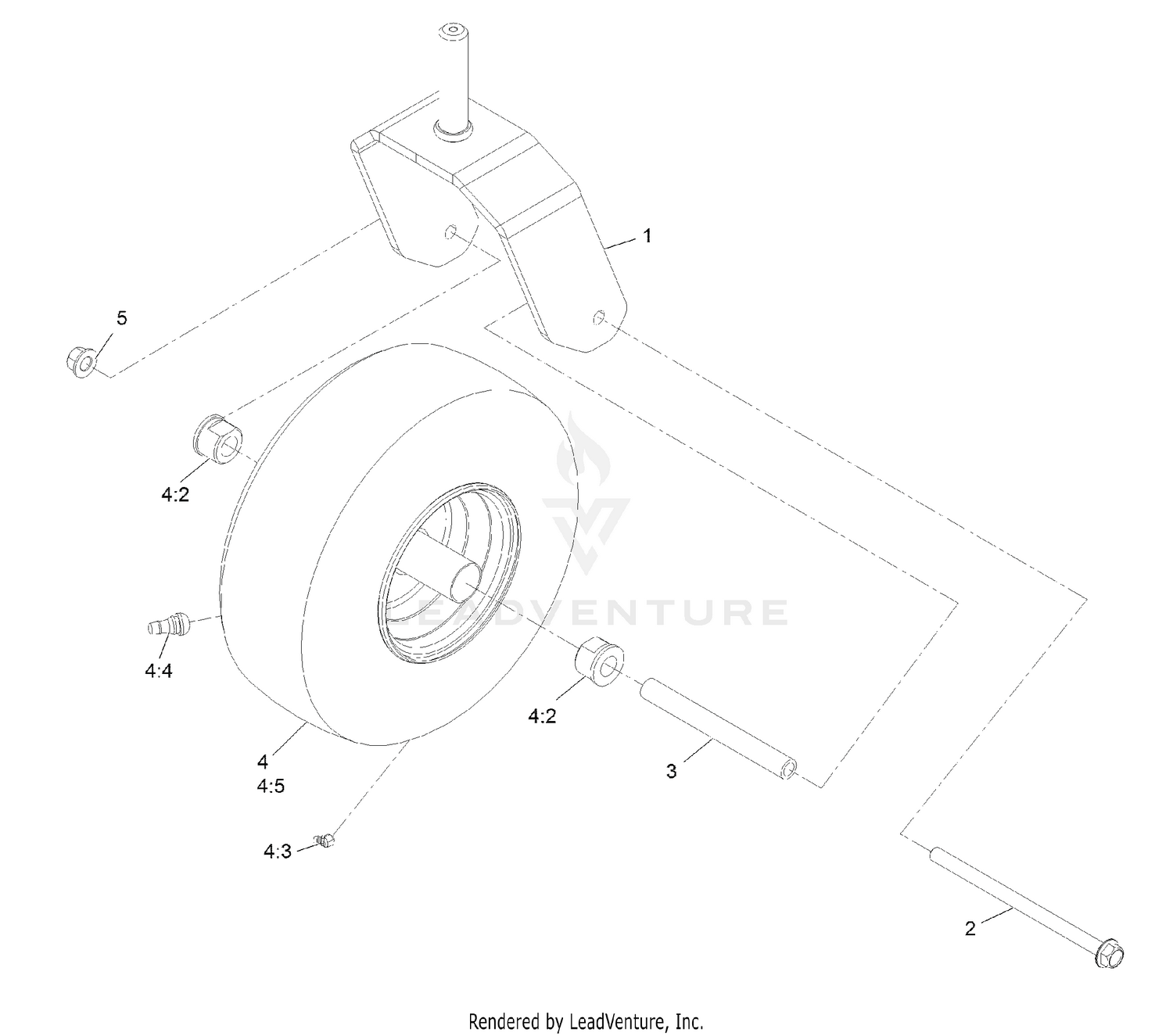 Caster Wheel Assembly