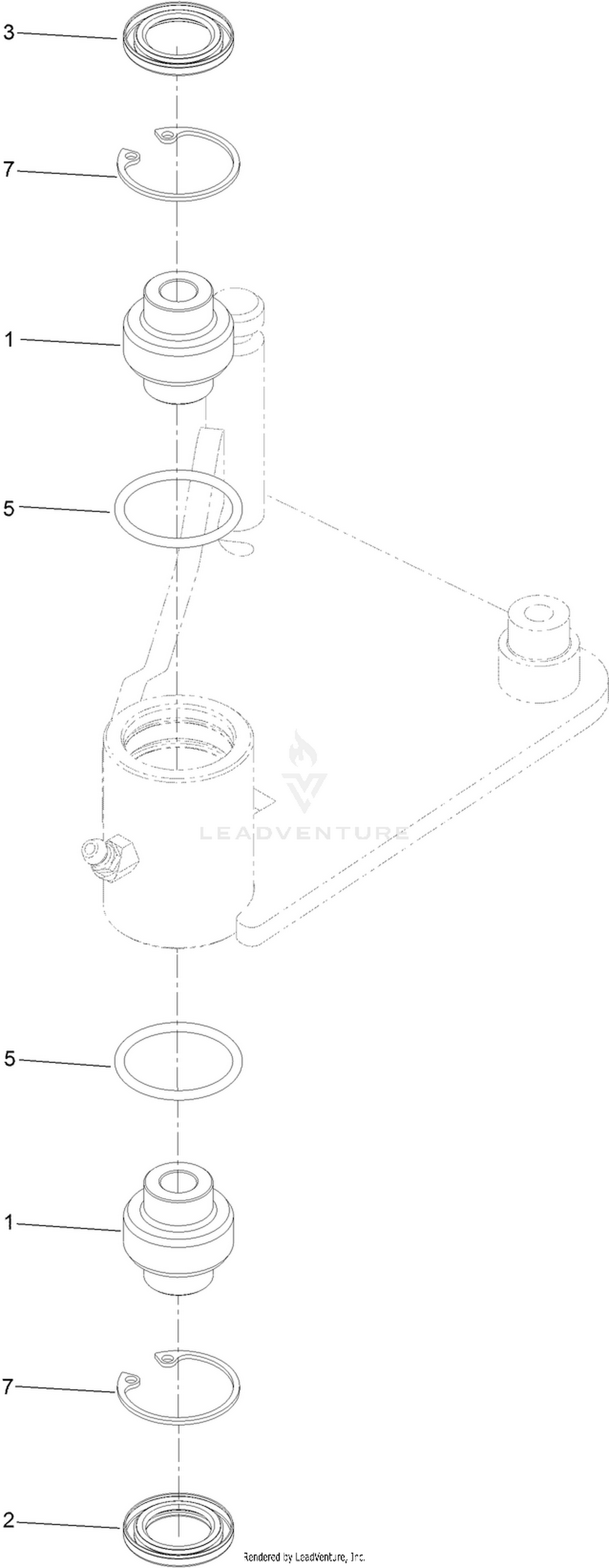 Idler Arm Assembly No. 126-2585