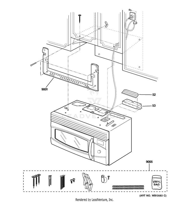 GE JVM1790SK01 Microwave PartsWarehouse