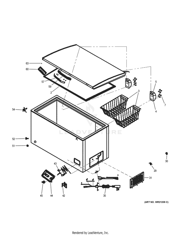 Haier HFC9204ACW FREEZER PartsWarehouse