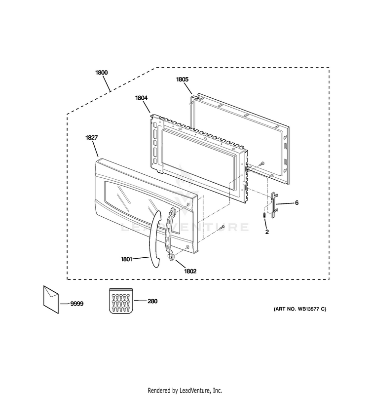 GE JVM1790WKC01 Microwave PartsWarehouse