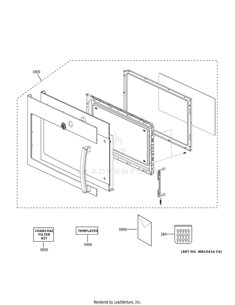 GE JNM3163RJ5SS Microwave PartsWarehouse