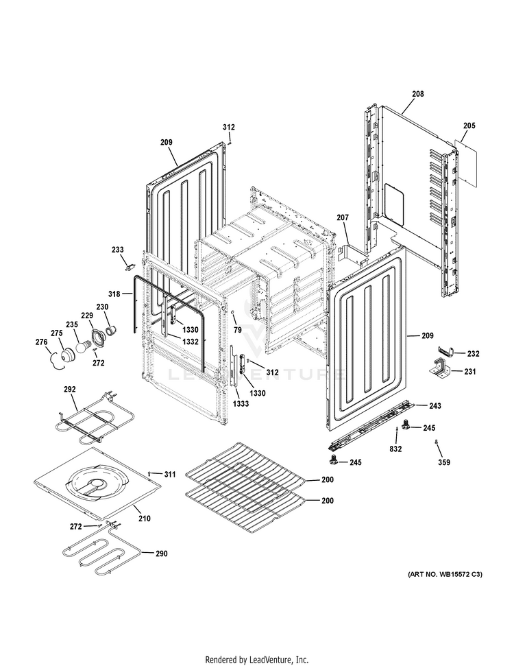 Haier QAS740RM1SS Electric Range PartsWarehouse