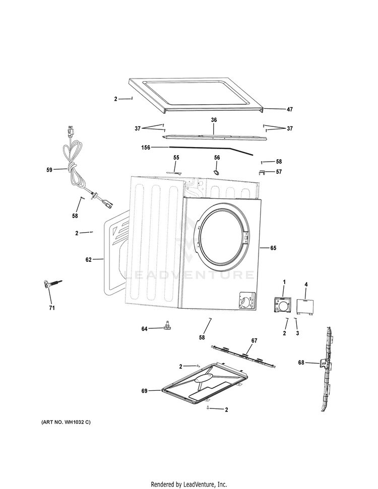 Haier Hlc1700axw Washer Dryer Combo - Partswarehouse