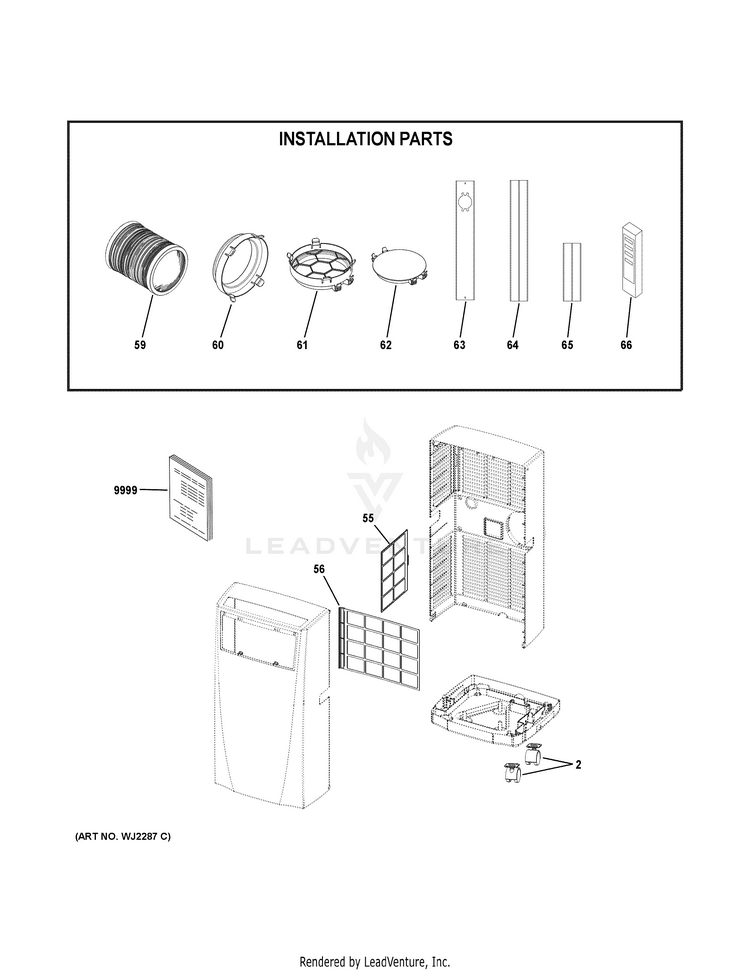 Haier ac deals window unit parts