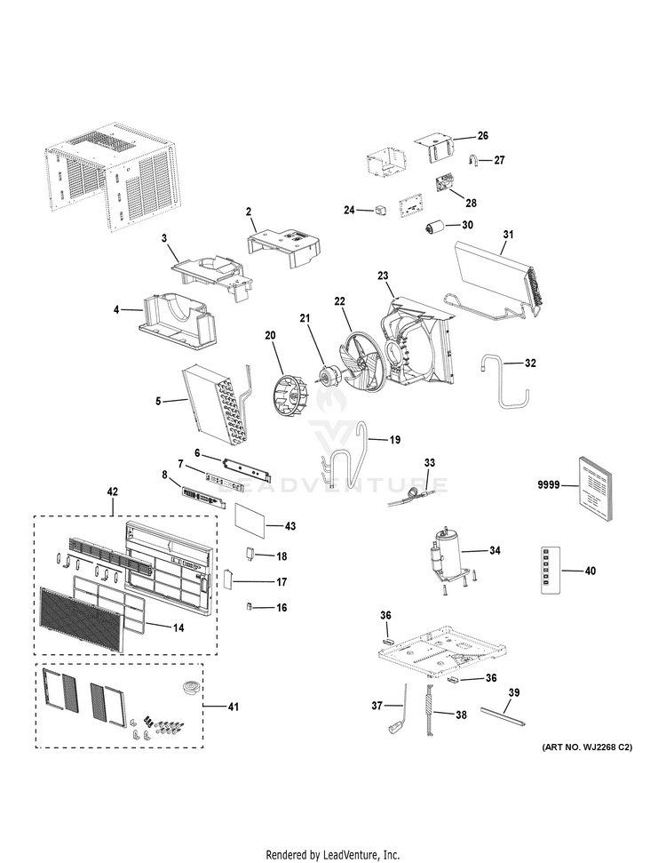 Haier QHC10AXQ1 Air Conditioner PartsWarehouse