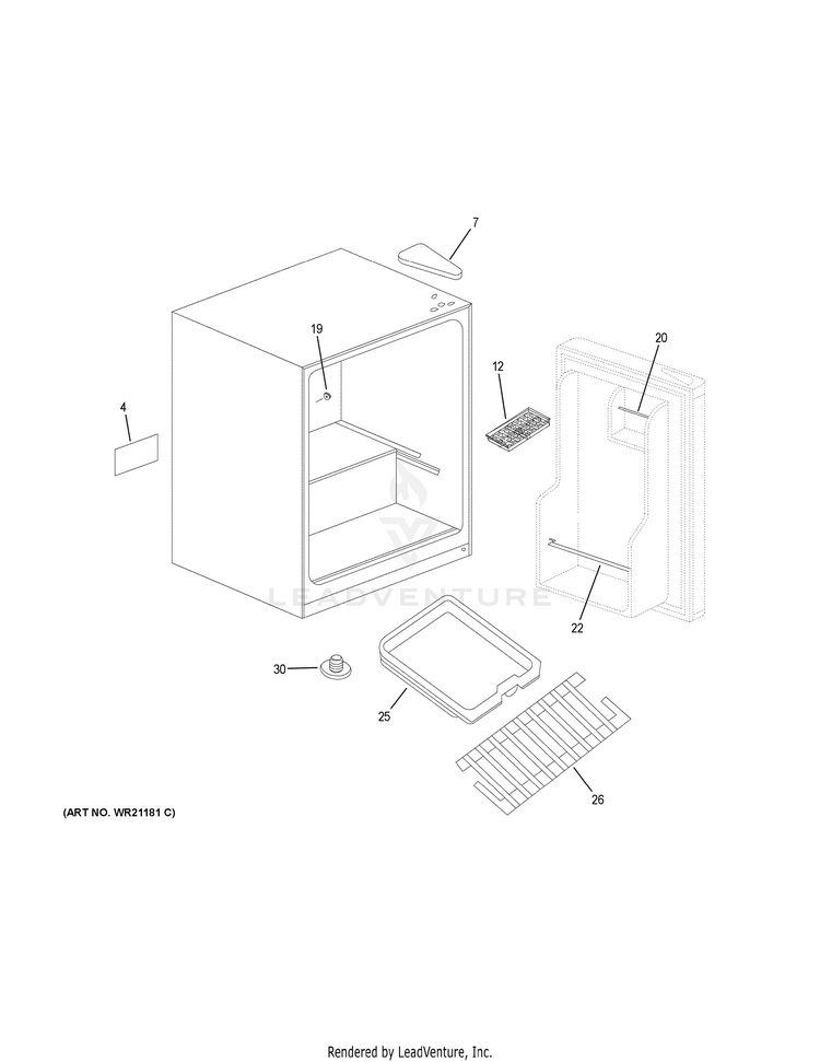 Haier HC17SF10RB Refrigerator PartsWarehouse