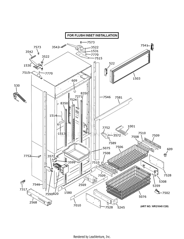 GE ZIP360NHC Refrigerator - PartsWarehouse